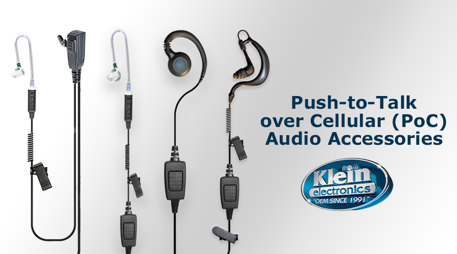 Klein Electronics Pushtotalk over Cellular (PoC) Audio Accessories