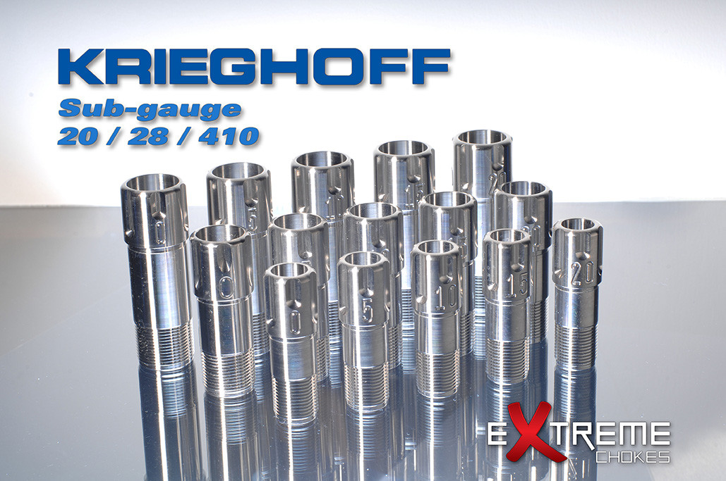 Extreme Chokes SubGauge Krieghoff K20 Titanium Choke Tubes Classic