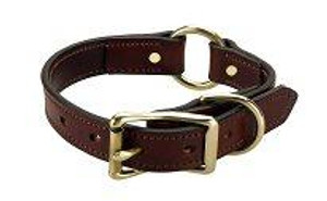 Mendota Wide Hunt Leather Collar - Chestnut Mendota Wide Hunt Leather Collar - Chestnut