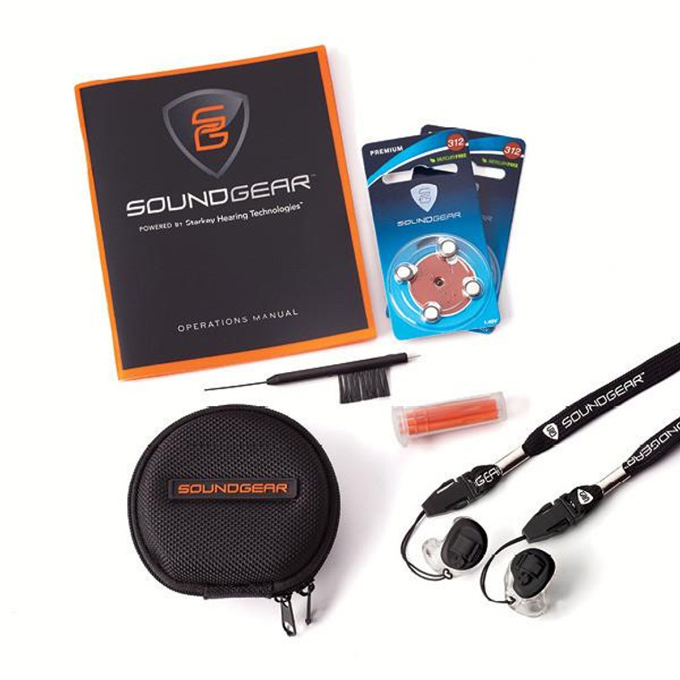 SoundGear Custom Electronic Hearing Protection Silver