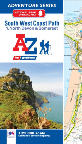SW Coast Path North Devon & Somerset Adventure Atlas 9781782571612 Paperback SW Coast Path North Devon & Somerset Adventure Atlas 9781782571612 Paperback