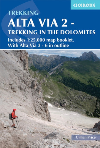 Alta Via 2 - Trekking in the Dolomites 9781786310972 Paperback