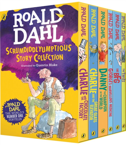 Roald Dahl's Scrumdiddlyumptious Story Collection 9780141374246 Multiple-component retail product, slip-cased Roald Dahl's Scrumdiddlyumptious Story Collection 9780141374246 Multiple-component retail product, slip-cased