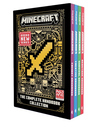 Minecraft: The Complete Handbook Collection – 4 Book Box-Set 9780008499525 Multiple-component retail product, shrink-wrapped Minecraft: The Complete Handbook Collection – 4 Book Box-Set 9780008499525 Multiple-component retail product, shrink-wrapped