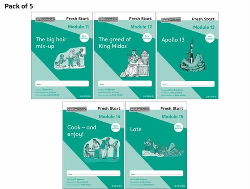 Read Write Inc. Fresh Start: 2024 Modules 11-15 - Pack of 5 9781382053327 Paperback Read Write Inc. Fresh Start: 2024 Modules 11-15 - Pack of 5 9781382053327 Paperback