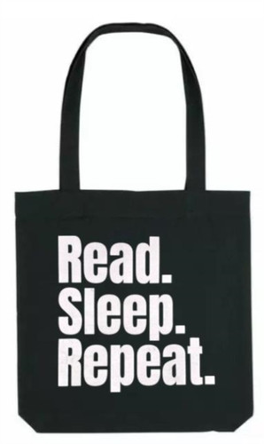 Read Sleep Repeat Tote Bag 5056368418938 Paperback