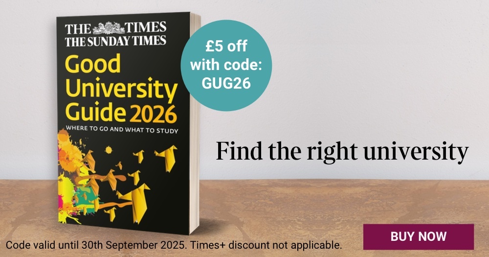£5 off Good University Guide 2026