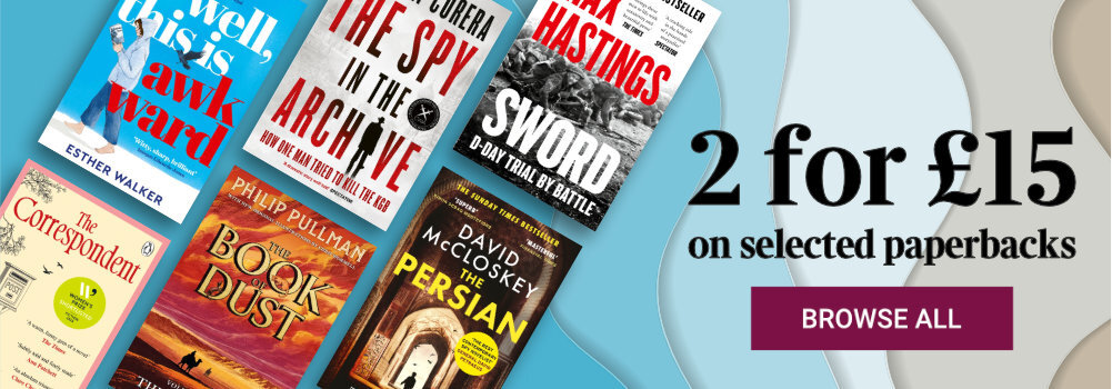 2 for £15 on selected paperbacks
