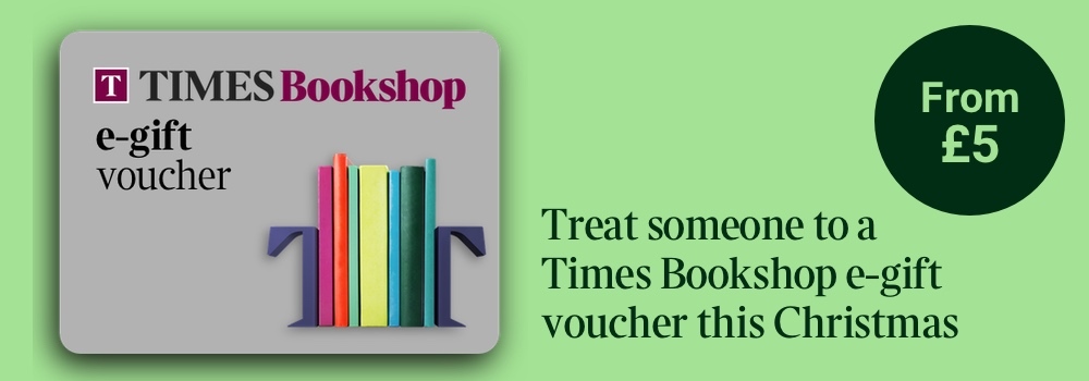 The Times Bookshop e-gift voucher banner - From £5