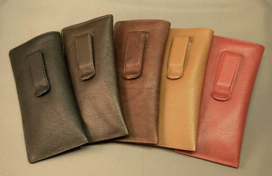 Leather Glasses Case With Clip Personalized Glasses Case With 