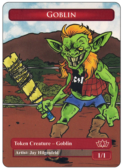 Custom Aussie token - Goblin