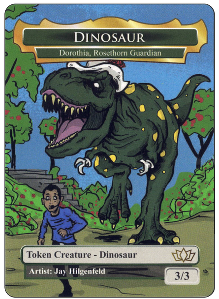 Custom Aussie token - Dinosaur