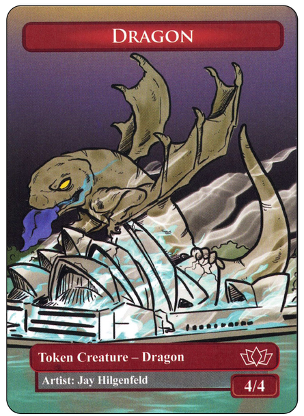 Custom Aussie token - Dragon