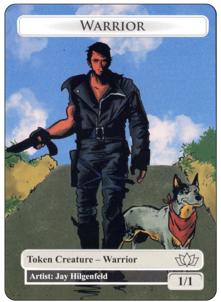 Custom Aussie token - Road Warrior