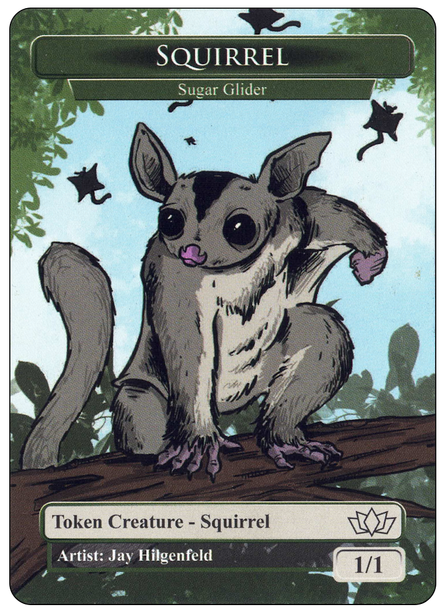Custom Aussie token - Squirrel