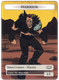 Custom Aussie token - Mohawk Warrior