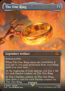 The One Ring (borderless) (LTR) FOIL