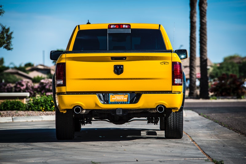 Dodge Ram with straight pipe exhaust