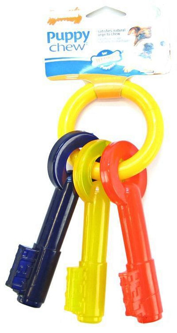Nylabone Puppy Chew Teething Keys Chew ToyU81385