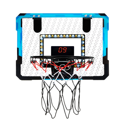 Kids Basketball Hoop, Mini Basketball Goal with Electronic Scoreboard, Over The Door Basketball Hoo E415-GMSLQK4030CMFNZE7V9