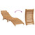  Sun Lounger Solid Teak Wood Brown A949-42008387