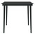 3 Piece Patio Dining Set Black