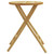 Folding Patio Table 21.7"x29.5" Bamboo