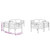 8 Piece Patio Lounge Set with Cushions Aluminum Anthracite