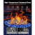 Fire Glass, 35LBS / 15.88KG High-Temperature Resistant Fireplace Rocks, 1/2-Inch / 12.7mm Reflectiv