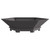 Fire Bowl Black 39.37 x 39.37 x 11.02 in Weathering Steel