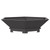 Fire Bowl Black 39.37 x 39.37 x 11.02 in Weathering Steel