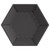 Fire Bowl Black 39.37 x 39.37 x 11.02 in Weathering Steel