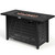 60,000 BTU Brown Rectangular Portable LP Gas Propane Fire Pit Table Q280-GRFC3014
