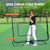 Baseball And Softball Rebounder Net, 4 x 6 Feet PitchBack Baseball Nest for Pitching and Fielding T E415-BQHDWPWJDKD4HE1Z4V0