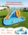 Inflatable Bounce House, 11.6 x 13.1 x 7.7 ft Inflatable Bounce House Water Slide, Bouncer Castle w E415-CQCBKWSLXSCGQ3BC4001V1