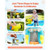 Inflatable Bounce House, 11.6 x 13.1 x 7.7 ft Inflatable Bounce House Water Slide, Bouncer Castle w E415-CQCBKWSLXSCGQ3BC4001V1