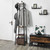 Modern Industrial Metal Frame Wood Shelf Coat Rack with 3-Shelves Q280-MVTSCRH831639745