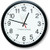 14-Inch Quartz Black and White Wall Clock Q280-CLWC19491