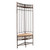 Metal Corner Hall Tree Foyer Entryway Shoe Storage Bench Coat Rack in Copper Q280-HTWBS12953717