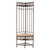Metal Corner Hall Tree Foyer Entryway Shoe Storage Bench Coat Rack in Copper Q280-HTWBS12953717