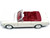 1964 1/2 Ford Mustang Convertible White with Red Interior James Bond 007 "Goldfinger" (1964) Movie  F977-79852