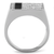 TS222 - Rhodium 925 Sterling Silver Ring with AAA Grade CZ  in Clear A874-TS222
