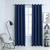 Blackout Curtains with Rings 2 pcs Navy Blue 54"x63" Fabric A949-134861