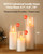 Pillar Candles and Glass Vases Set 36 Pcs, Clear Cylinder Hurricane Candle Holders for Wedding Cent E415-BLYZHPLZTZHPC9ASZ001V0