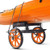 Kayak Cart, 330 lbs Load Capacity, Canoe Cart Dolly with 15-inch Solid Rubber Tires & Kickstand, As E415-SPSPHTTC15INR3EU5001V0