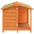 Dog Kennel Brown 37.8"x34.3"x31.7" Solid Wood Pine A949-172264