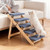 Wood Pet Stairs, 5-Step Dog Stairs for Beds, Sofa & Cars, 150lbs Load Capacity, Floded Flat Design, E415-LTSFZDGLTKFPZ6IC6001V0