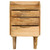  Bedside Cabinet Various shades of brown from natural mango wood