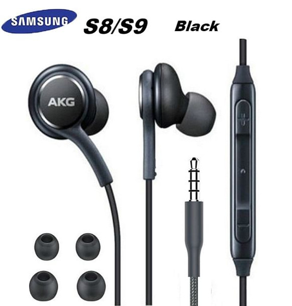 3.5mm Akg Wire Headset In-ear With Microphone Earphones For Most Smartphones black