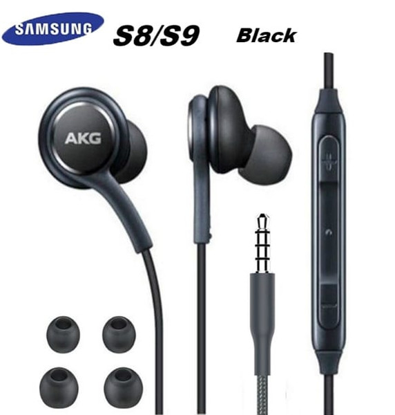 3.5mm Akg Wire Headset In-ear With Microphone Earphones For Most Smartphones black K484-PEL_0IOCIJ8U
